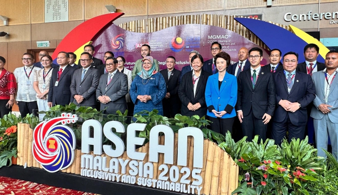 Wabup Muba, Kyai Rohman saat menghadiri acara AGMF Tahun 2025 di Malaysia, Kuala Lumpur. (Foto:J)
