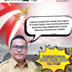 Kadisnakertrans Muba,Herryandi Sinulingga dengan meluncurkan program layanan pengaduan ketenagakerjaan inovatif.(Foto:J)